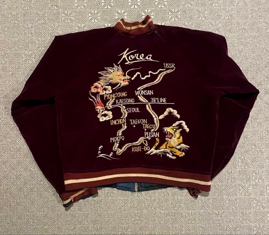 50s オリジナル 別珍 スカジャン souvenir jacket 50年代