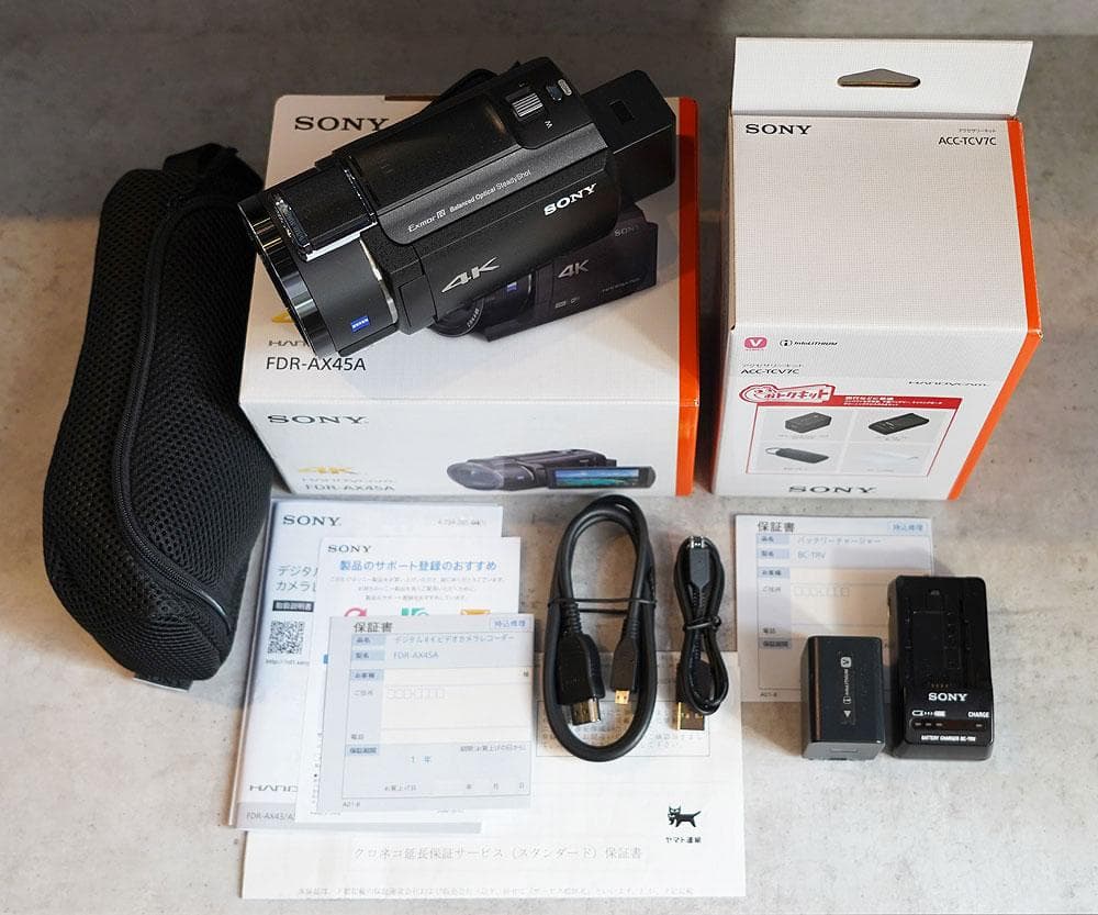 SONY FDR-AX45A 4Kビデオカメラ
