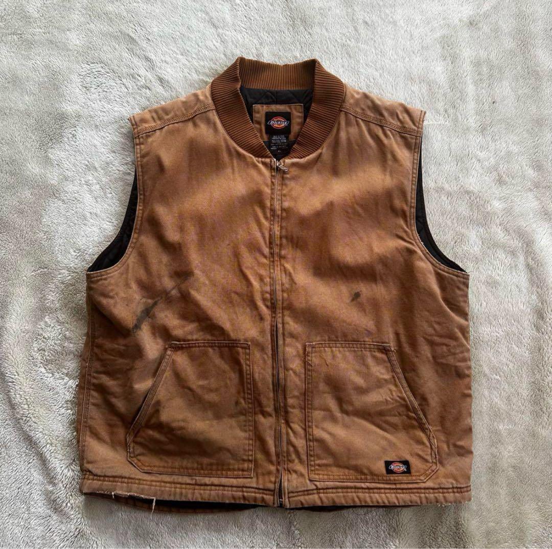 【USED】 Dickies ダックベスト XLサイズ