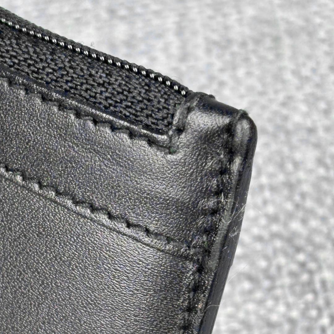 未使用ダンヒル★チェーン付き小銭入れ カーフレザー 本革 黒 箱＆袋 イタリア製