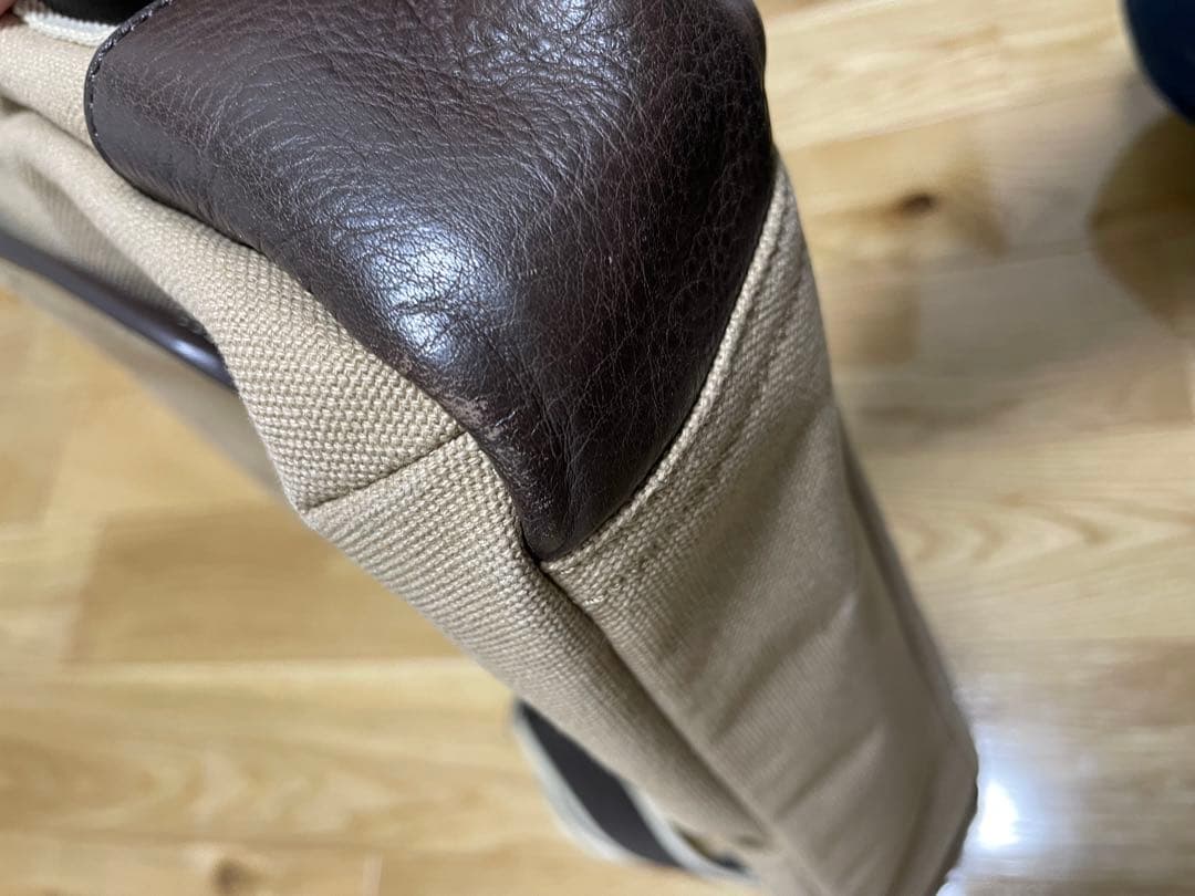 COACH コーチ ショルダーバッグ メッセンジャーバッグ キャンバス ベージュ