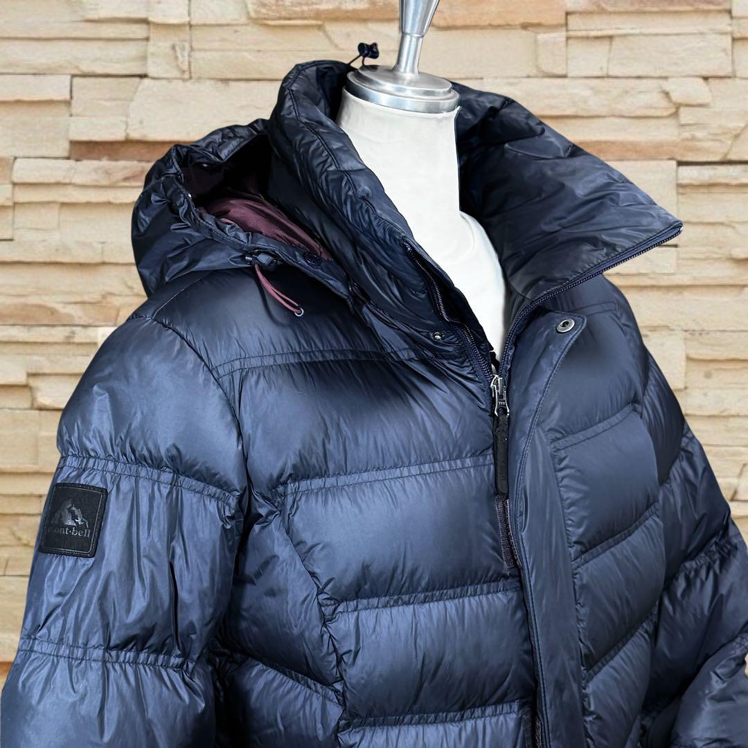 【美品】MONT-BELL EX800 ロングダウンコート　M