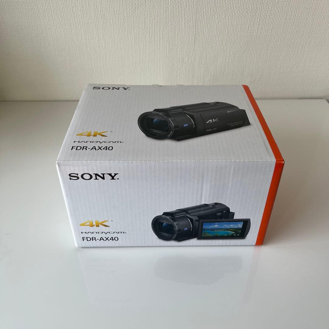 完動品SONY FDR-AX40 4K ビデオカメラ 本体