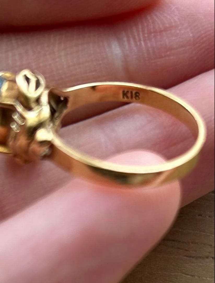 早い者勝ち K18金ジュエリーリング