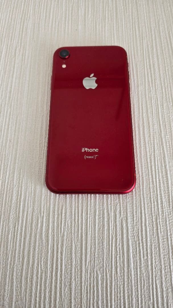 「美品」iPhoneXR　レッド　64GB