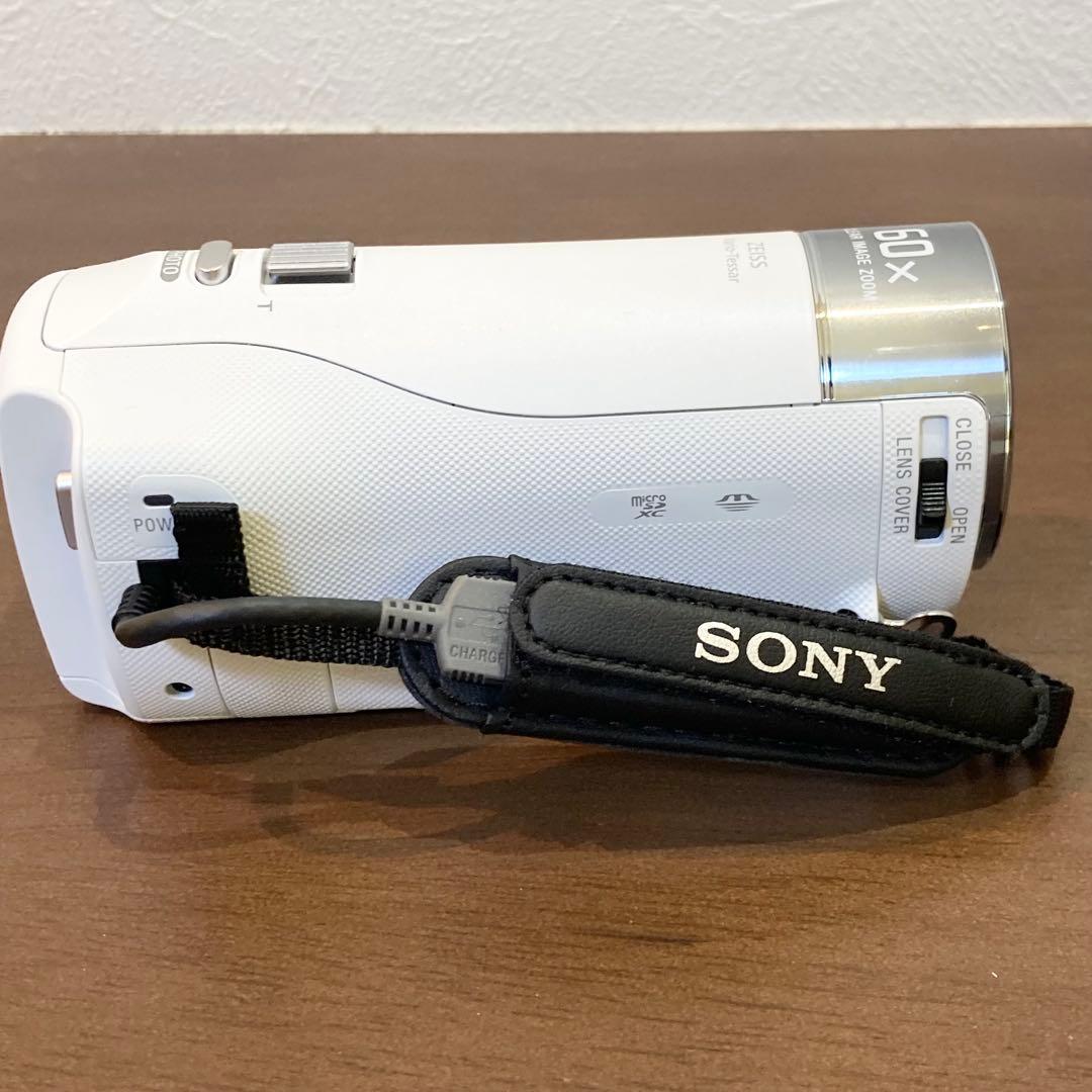 ★美品★ SONY HDR-CX470 ビデオカメラ ホワイト