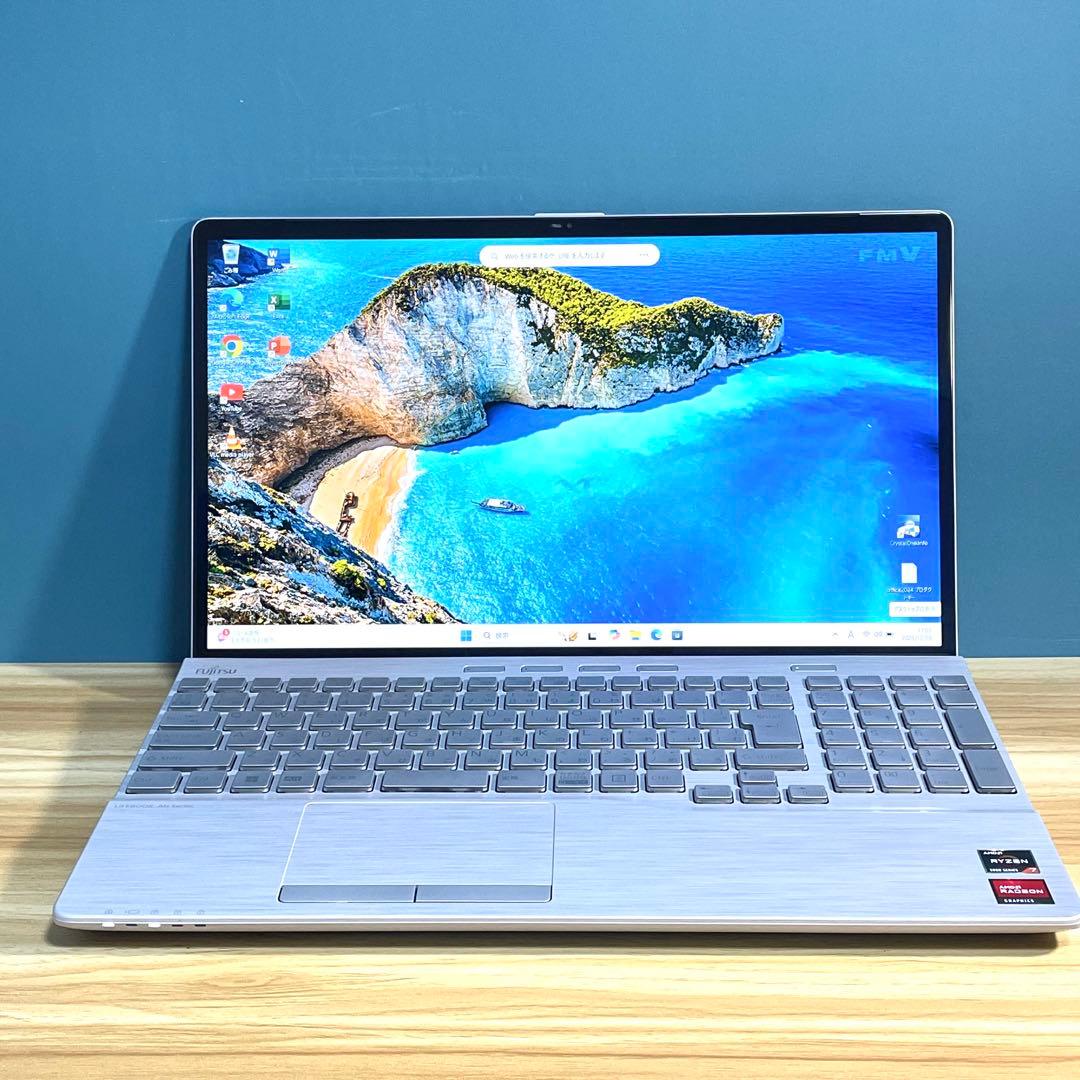富士通 LIFEBOOK AH/Ryzen7 5700U/16GB/SSD1TB