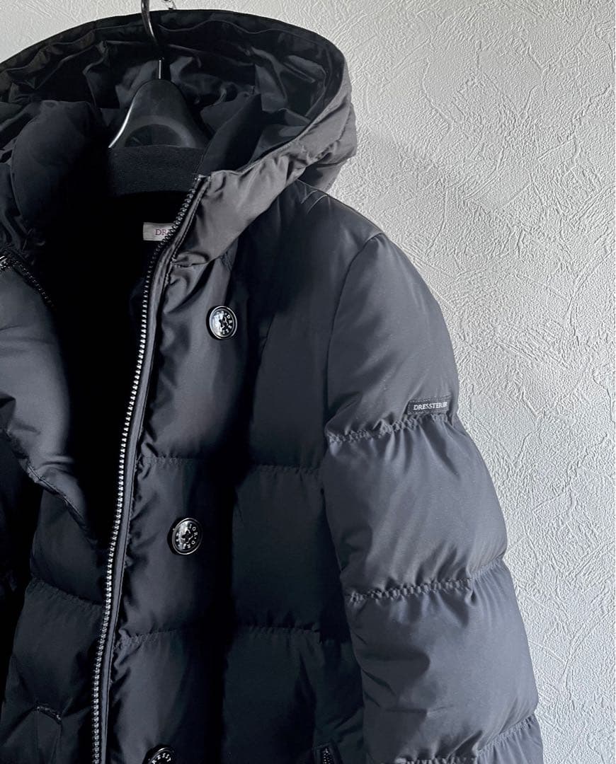 DRESSTERIOR ホワイトグースダウンコート ファー外し可 ドレステリア