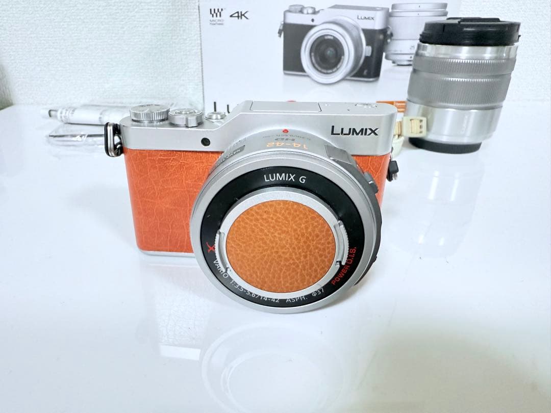 Panasonic LUMIX GF9W オレンジ オプションレンズ2個