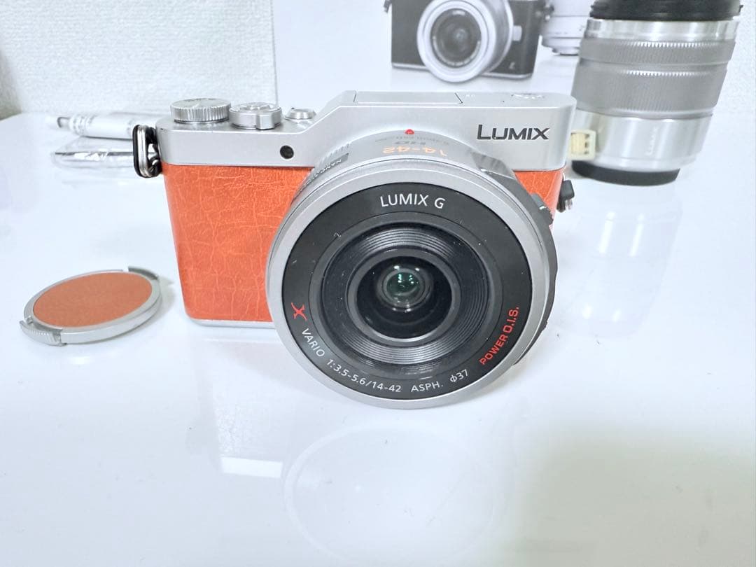 Panasonic LUMIX GF9W オレンジ オプションレンズ2個