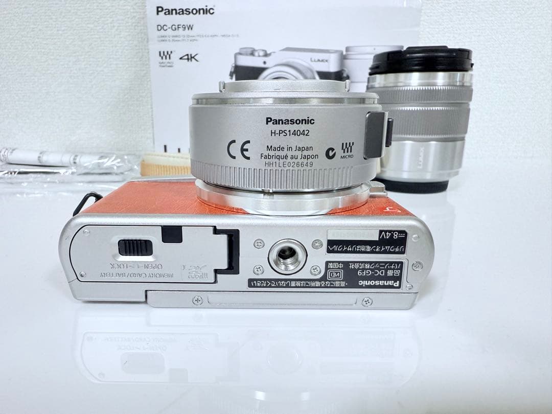 Panasonic LUMIX GF9W オレンジ オプションレンズ2個