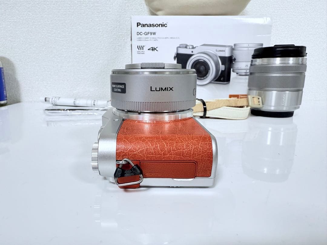 Panasonic LUMIX GF9W オレンジ オプションレンズ2個