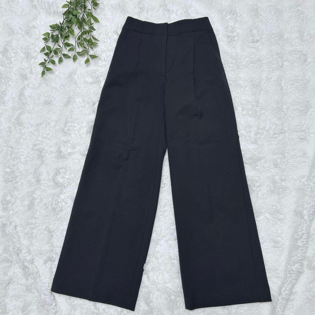 【極美品】PLST セット　ウォームリザーブ ノーカラージャケット ワイドパンツ