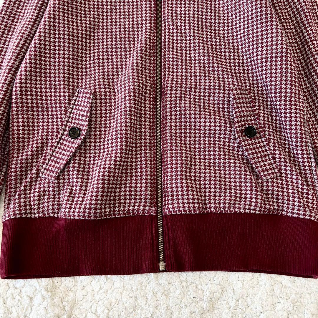希少 バーバリーブラックレーベル リバーシブル 千鳥柄 ジャケット トラック