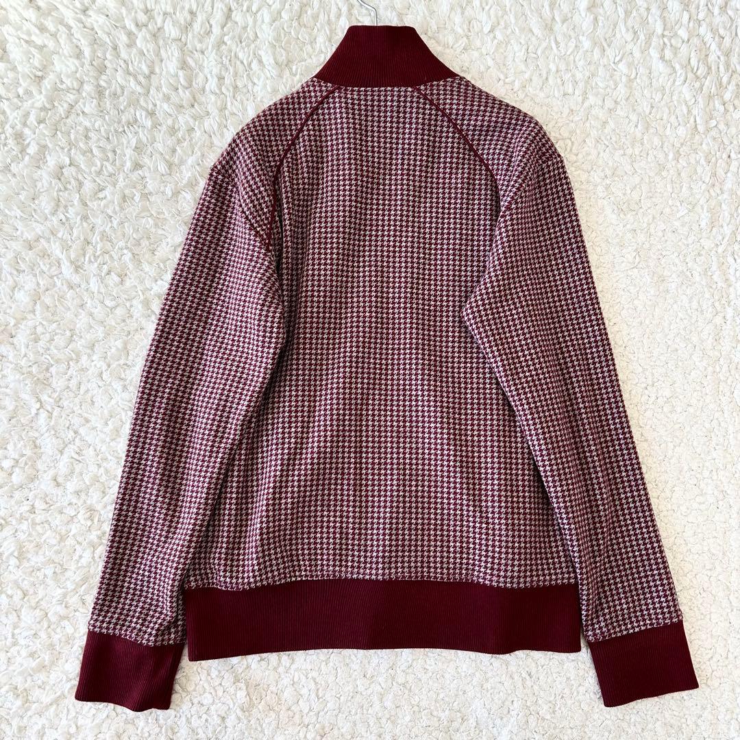 希少 バーバリーブラックレーベル リバーシブル 千鳥柄 ジャケット トラック