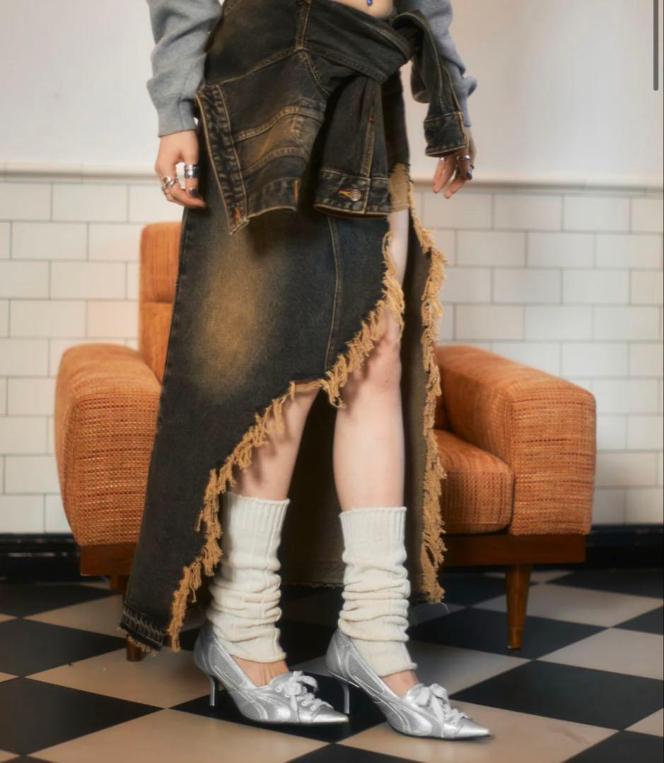 Hybrid sneaker pumps アクレント