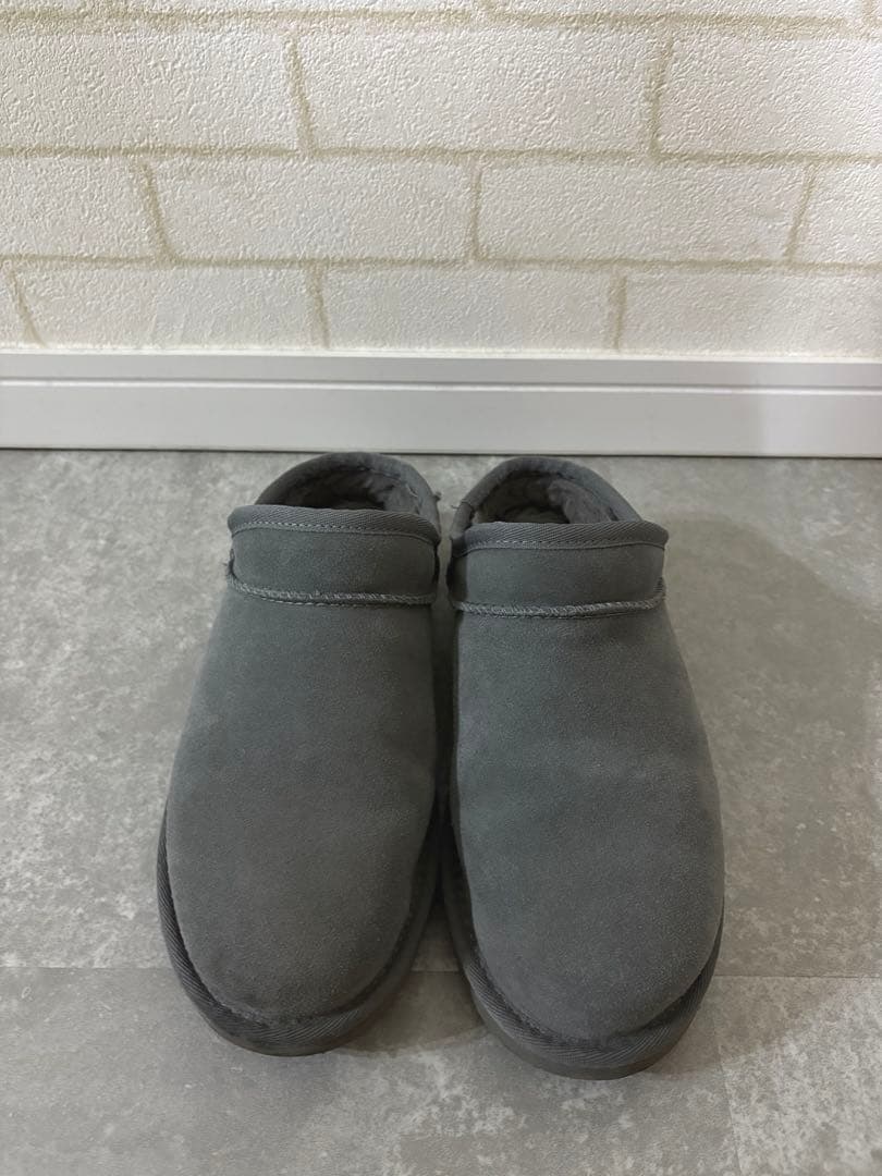 美品レアUGG フレームワーク CLASSIC SLIPPER グレー24cm