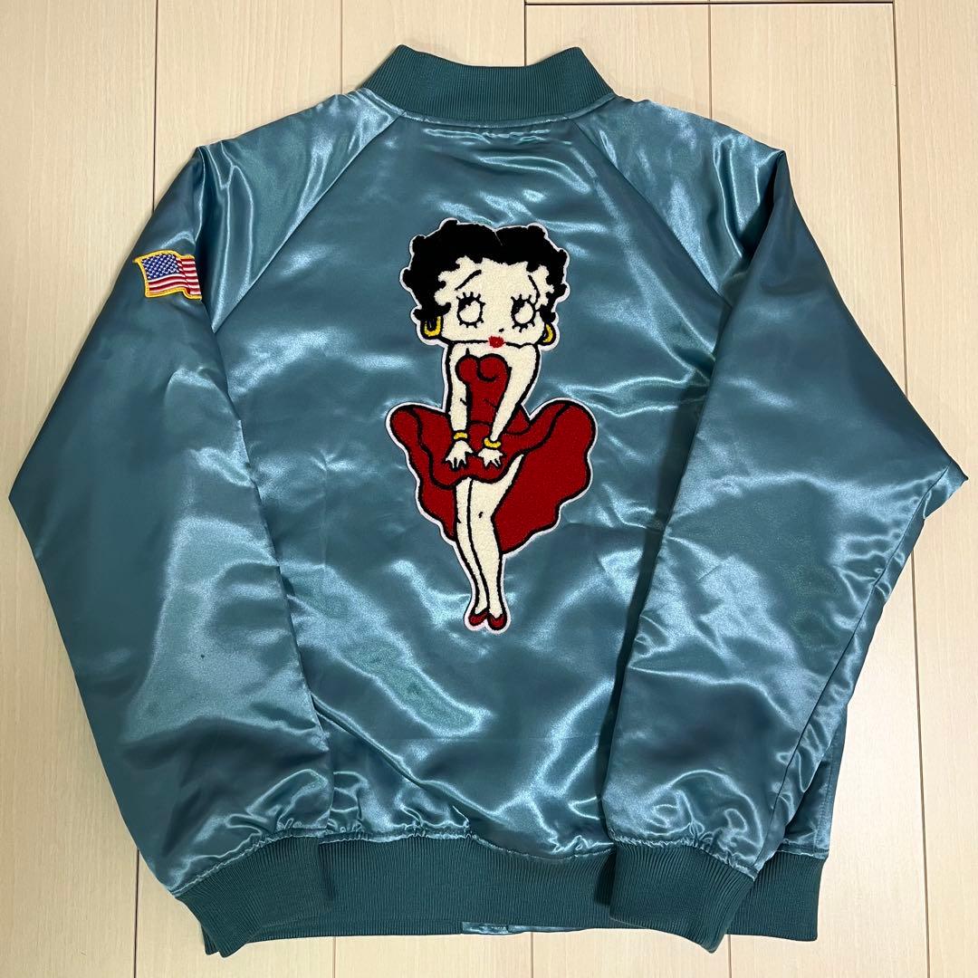 Supreme ベティ・ブープ スカジャン 青