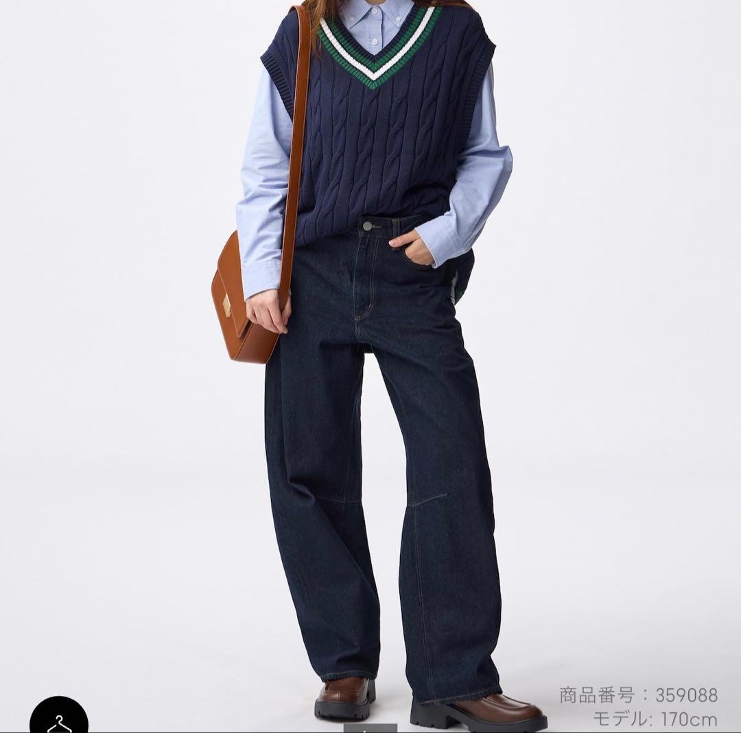 GU バレルレッグジーンズ 4本セット Mサイズ 完売カラー