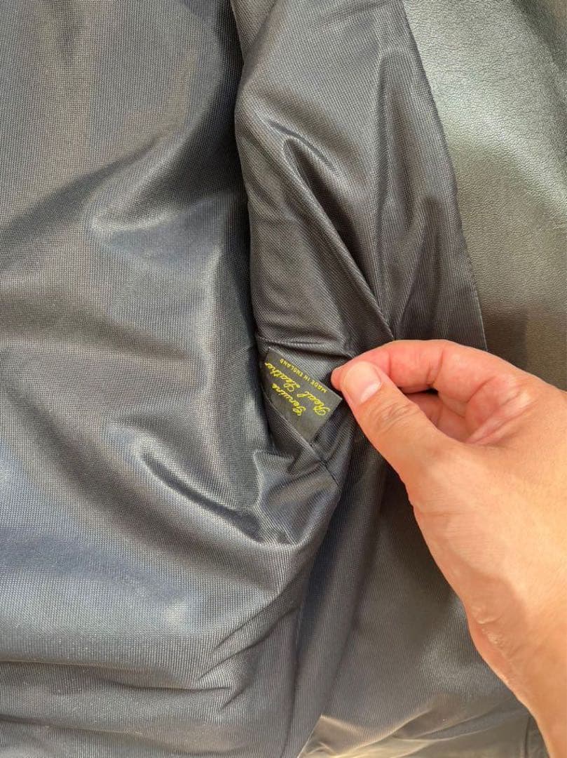 【松本潤着用】ルイスレザー　サイクロン441　タイトフィット　サイズ＝32 牛革