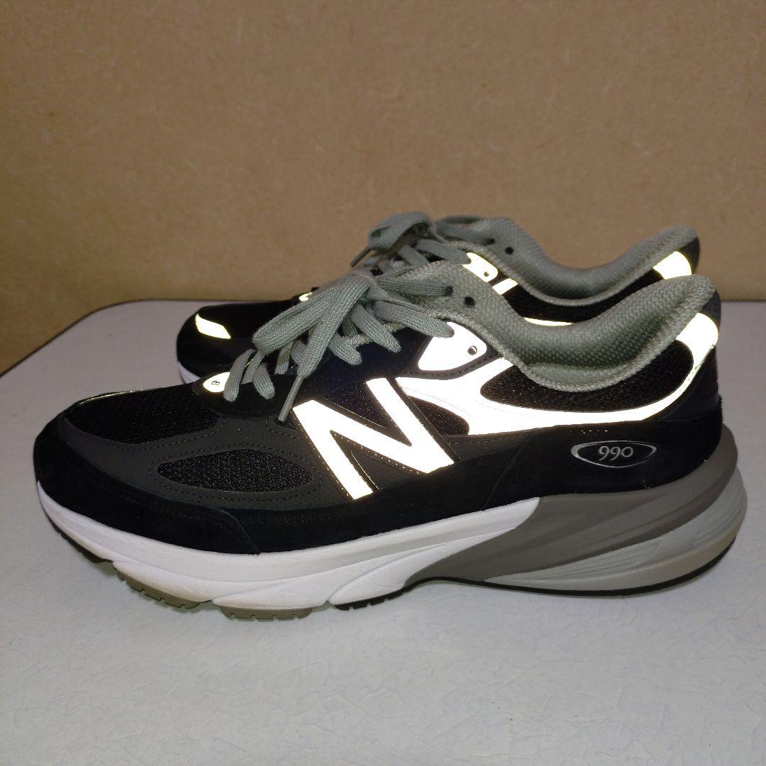 New Balance 990V6 ブラック 28cm