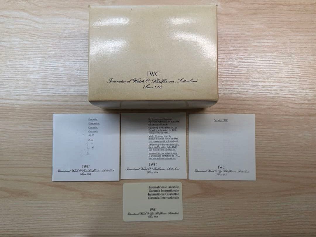 美品！IWC ポートフィノ IW351318 筆記体