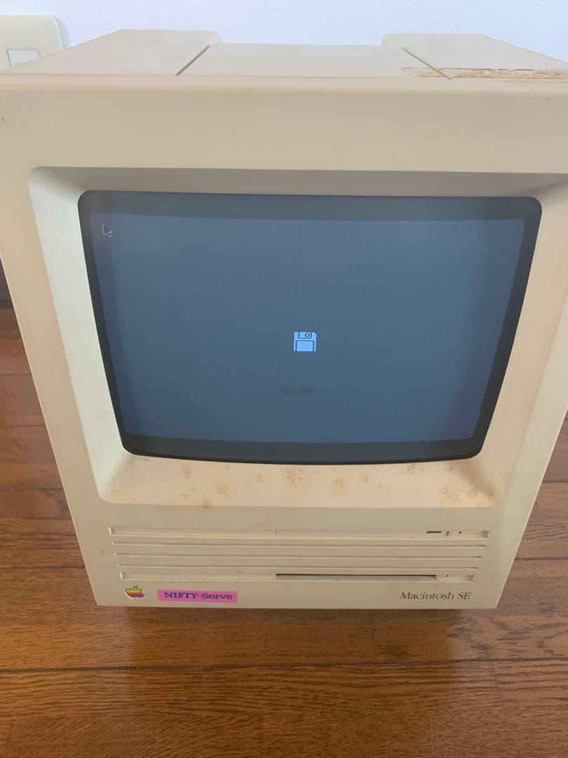 Macintosh SE CRTディスプレイ　ジャンク