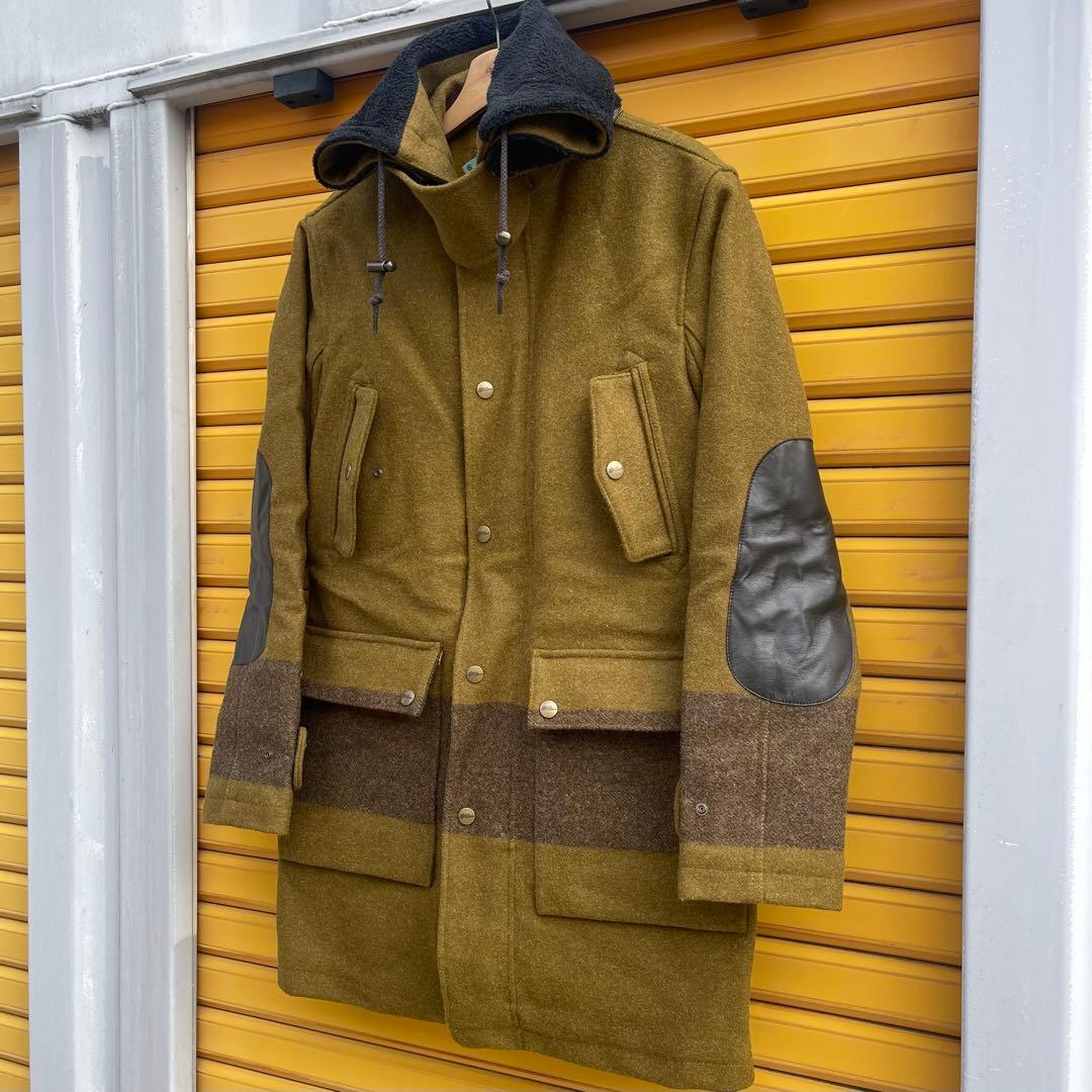 E*y様 美品☆LLビーンシグネチャー S ウールメルトンフーデットコート