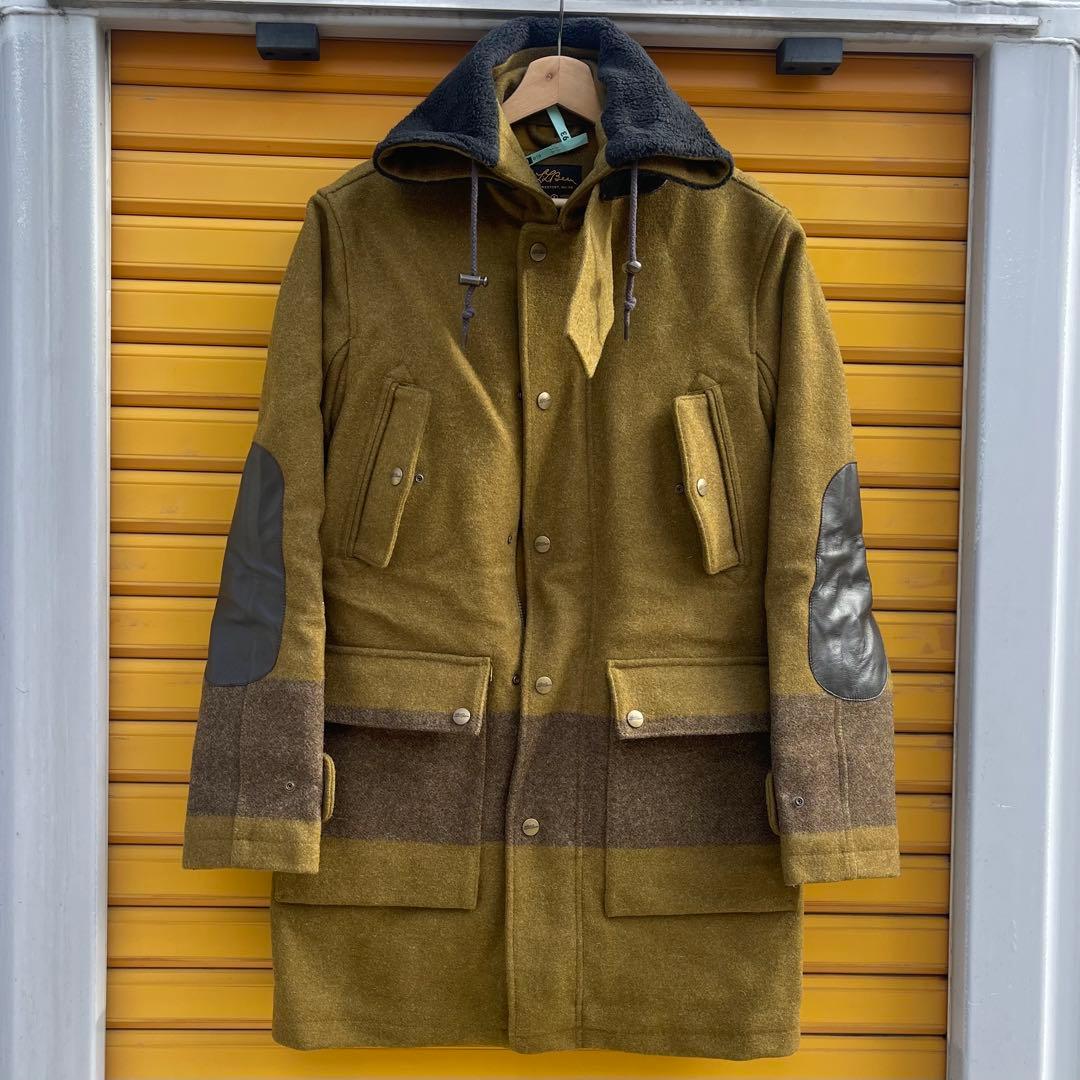 E*y様 美品☆LLビーンシグネチャー S ウールメルトンフーデットコート