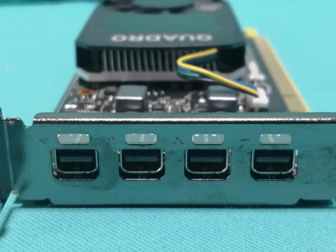 NVIDIA QUADRO P1000 動作確認済み