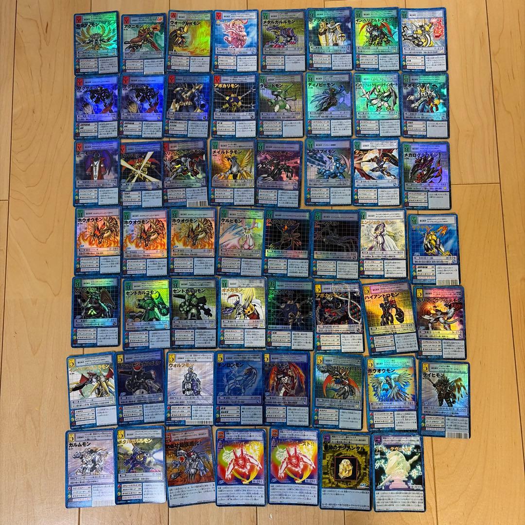 旧デジモンカード　まとめ売り　レアカード55枚とノーマルカード501枚