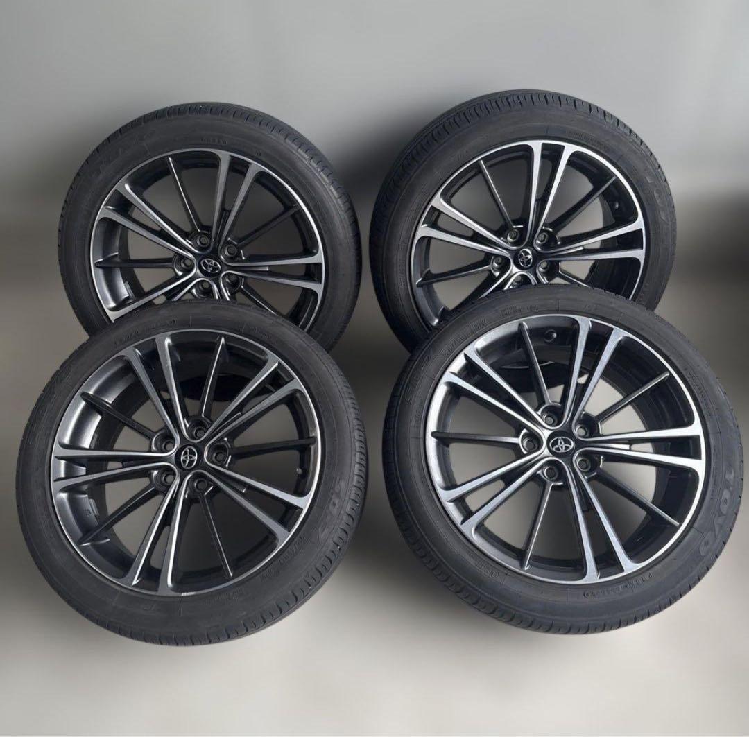 チンチラ④86純正　215/45R17 美品　溝あり　タイヤホイール