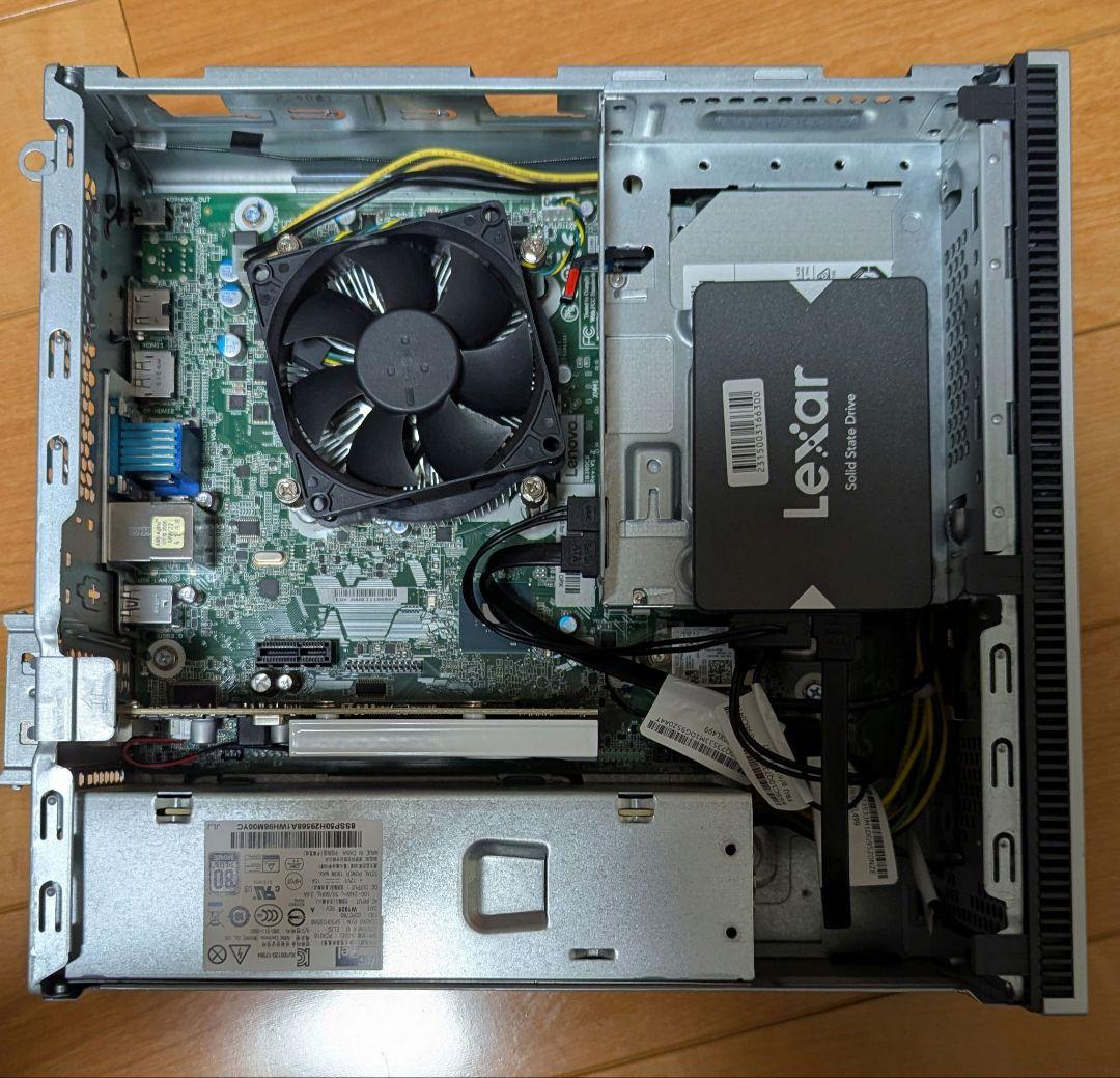 Windowsデスクトップ Lenovo ideacenter 510s + geforce GT 1030