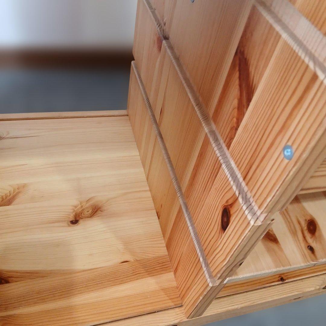 すずりんイケア トロファスト 収納棚　IKEA　階段　棚板1枚付き