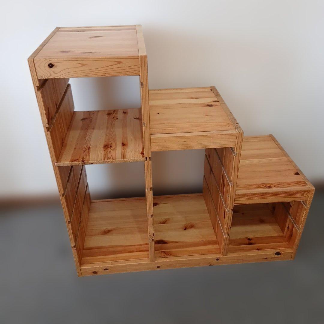 すずりんイケア トロファスト 収納棚　IKEA　階段　棚板1枚付き