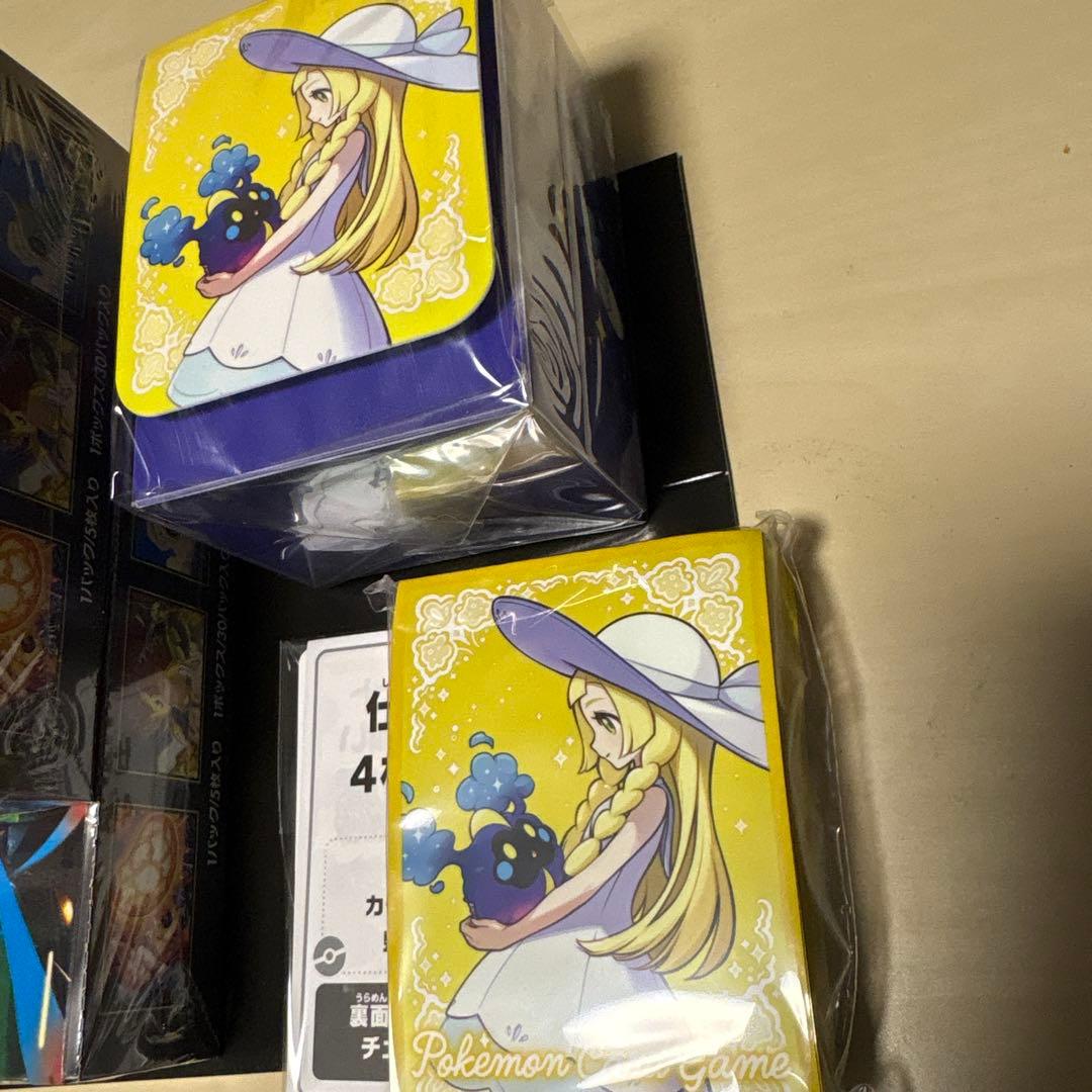 ポケモンカード メガブレイブ 2box リーリエデッキケース リーリエスリーブ
