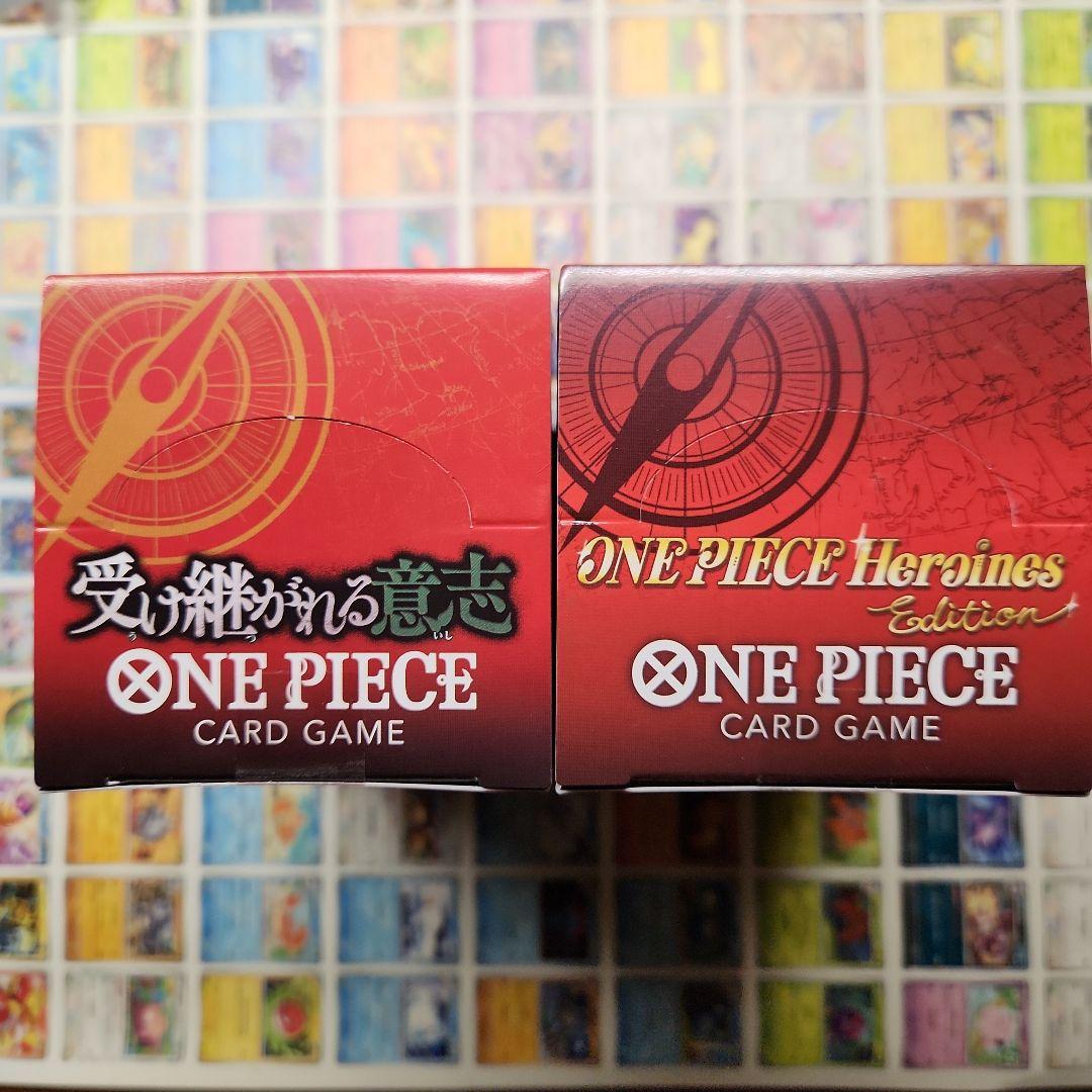【新品未開封】ワンピースカード2BOX 受け継がれる意志 ヒロインズエディション