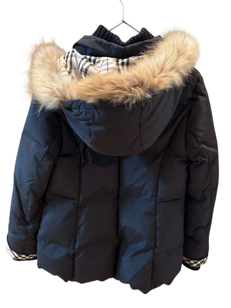 BURBERRY ダウンコート 160A 取り外しフード付き