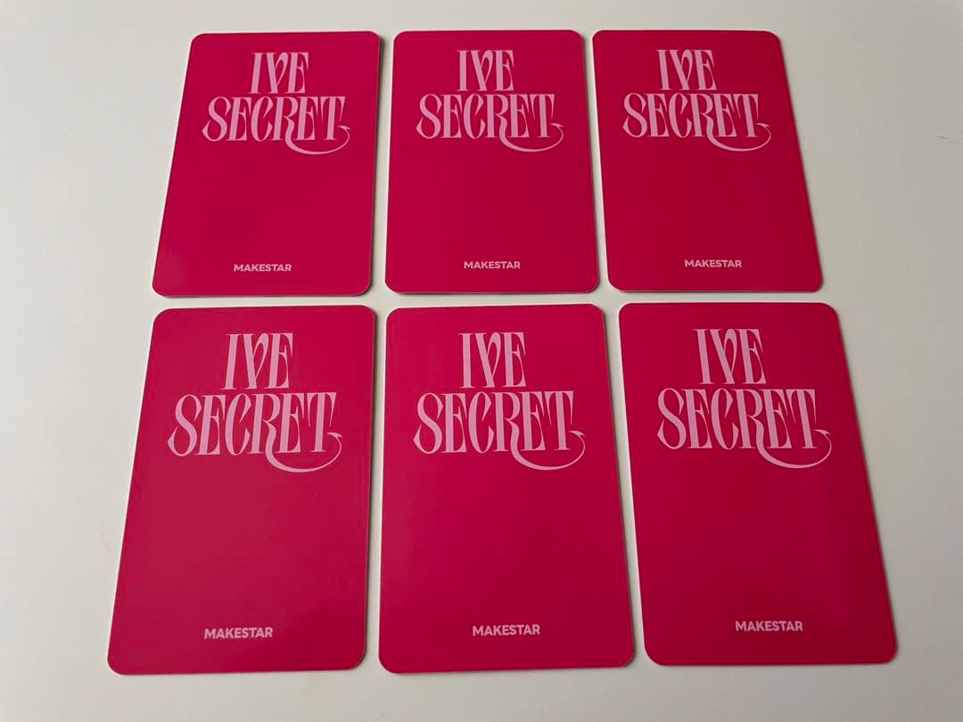 IVE secret makestar トレカ　6枚セット