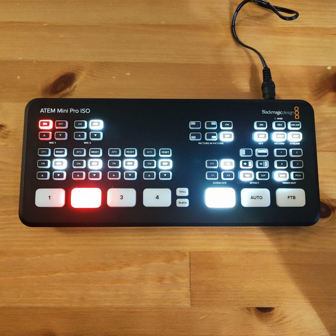 分配器・切替器 ATEM MINI pro ISO BlackMagic Design