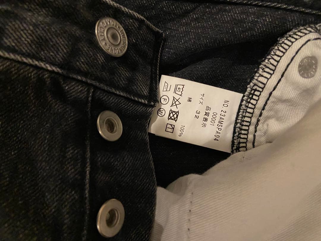 きのこTHE SHINZONE BAGGY JEANS ブラック32