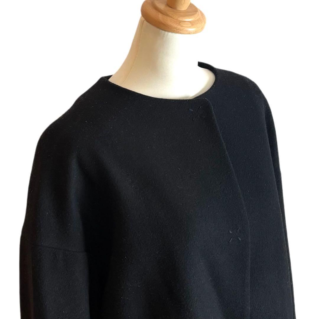 【BEARDSLEY】 後ろぷっくりウールショートコート