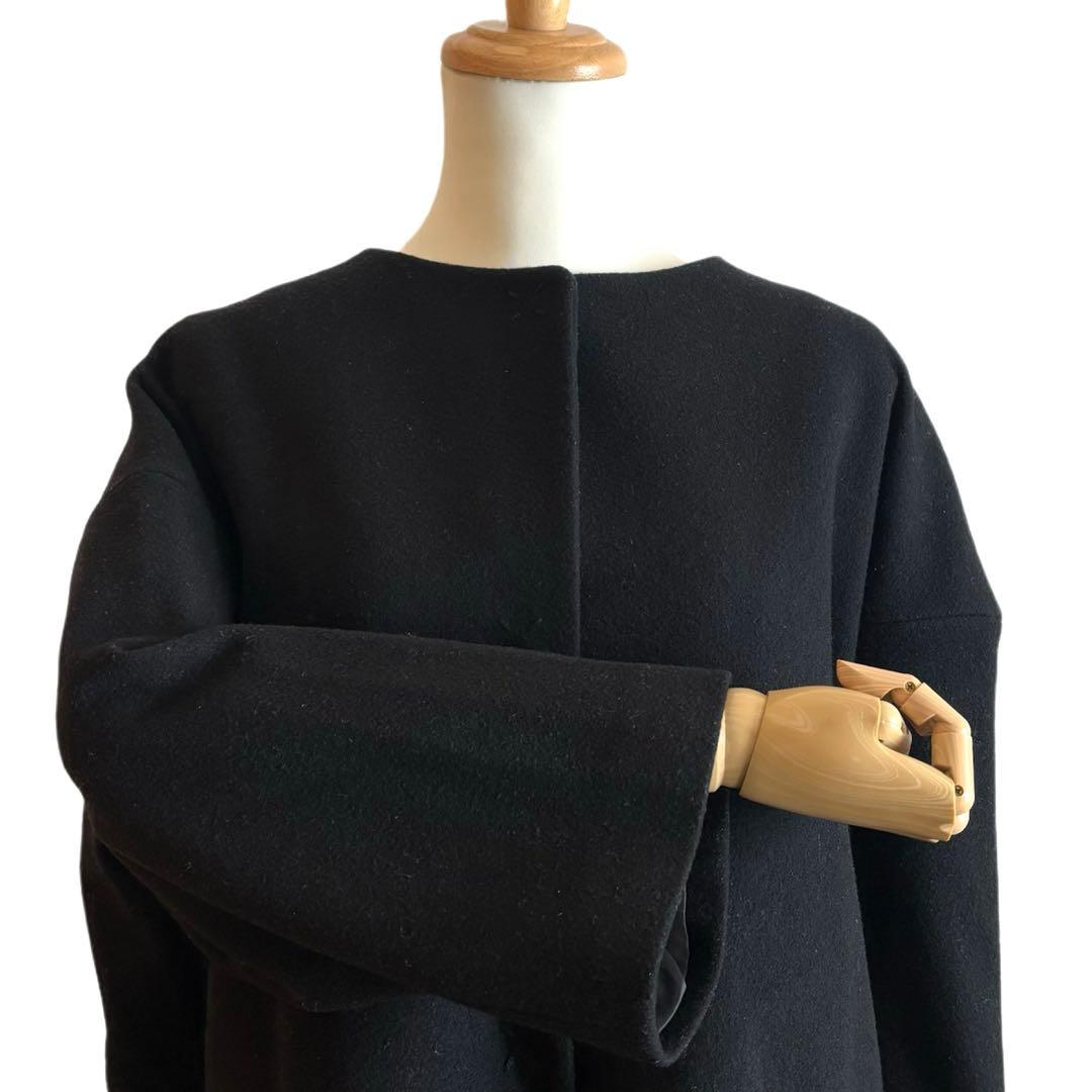 【BEARDSLEY】 後ろぷっくりウールショートコート