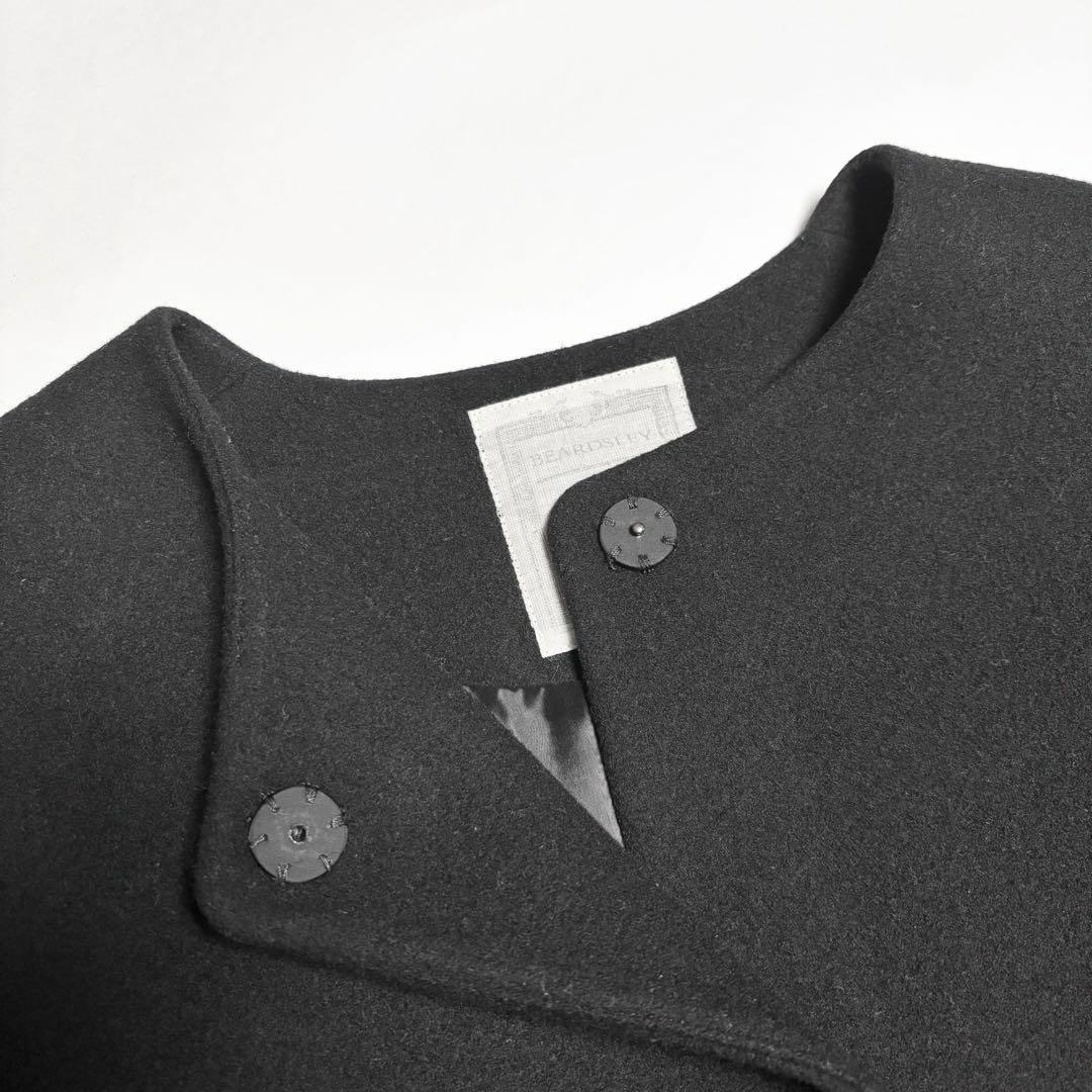 【BEARDSLEY】 後ろぷっくりウールショートコート