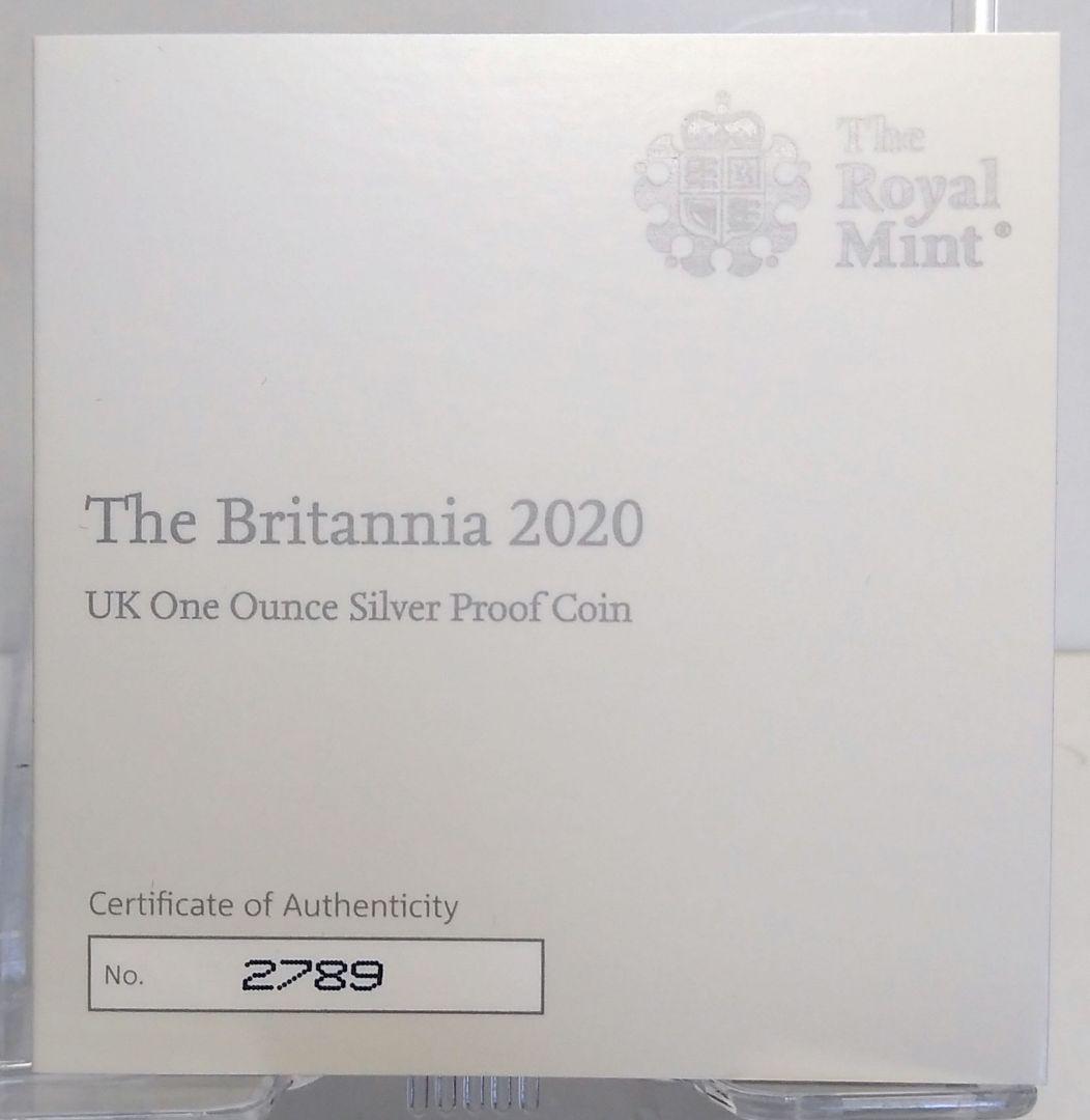 2020 イギリス ブリタニア 1オンス 2ポンド 銀貨 NGC PF70 UC