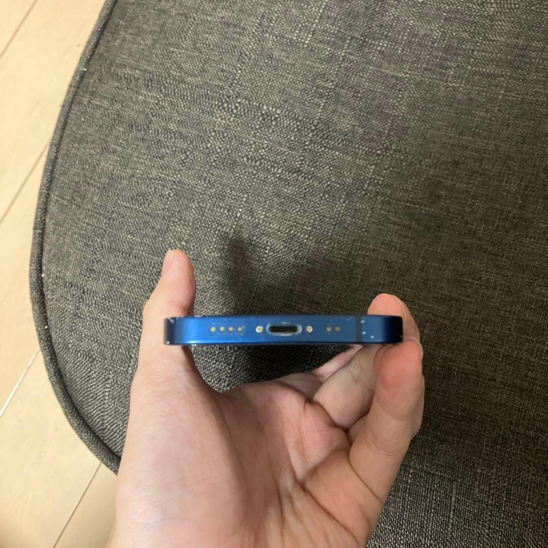 バッテリー100 iPhone 12 mini 256GB simフリー　ブルー