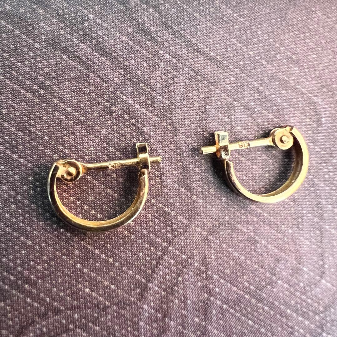 超ミニ　k18 フープピアス