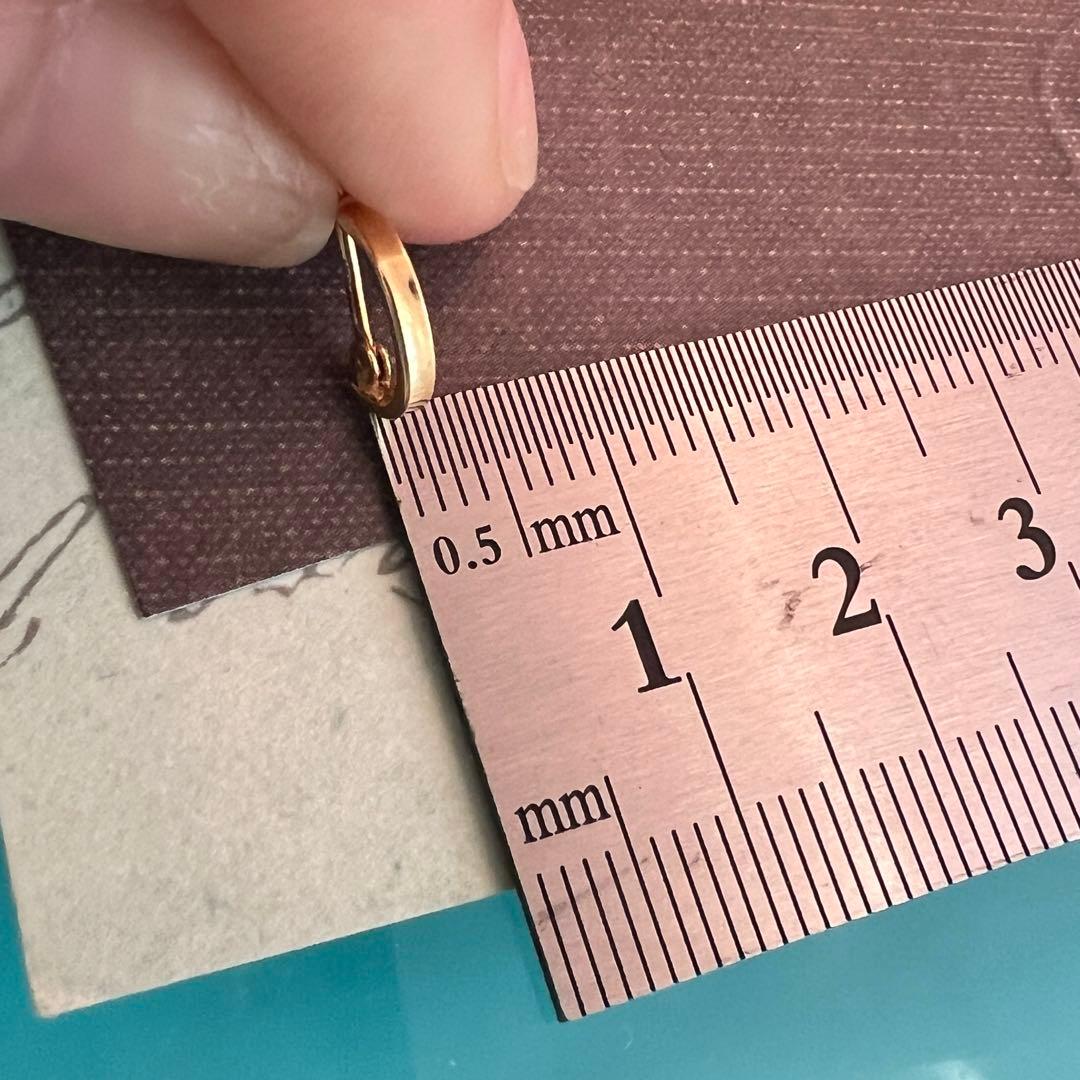 超ミニ　k18 フープピアス