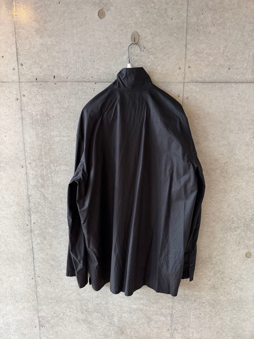 LEMAIRE ルメール HIGH COLLAR SHIRT ブラック 46