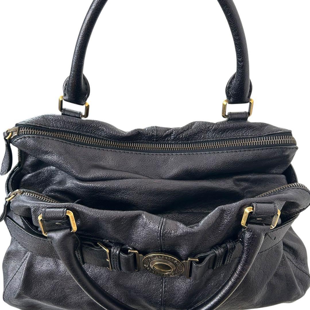 バッグ BURBERRY vintage totebag leather emblem